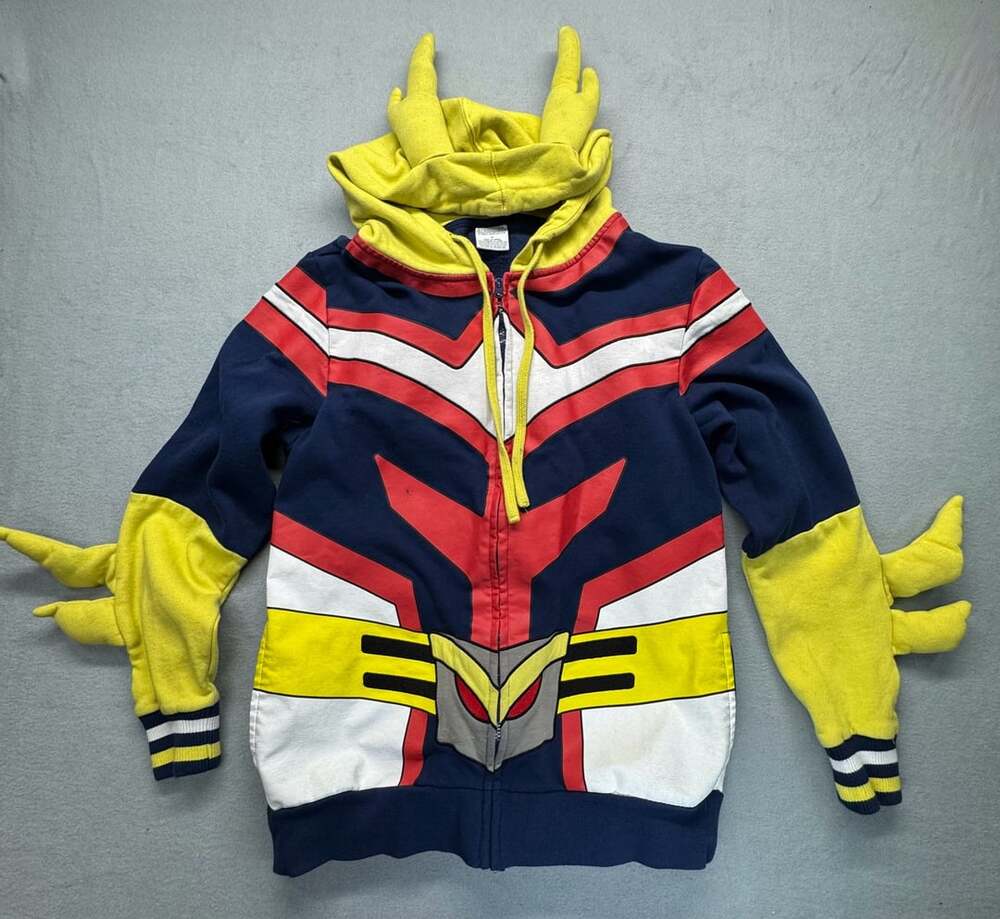 My Hero Academia All Might Size M Zip Up Hoodie